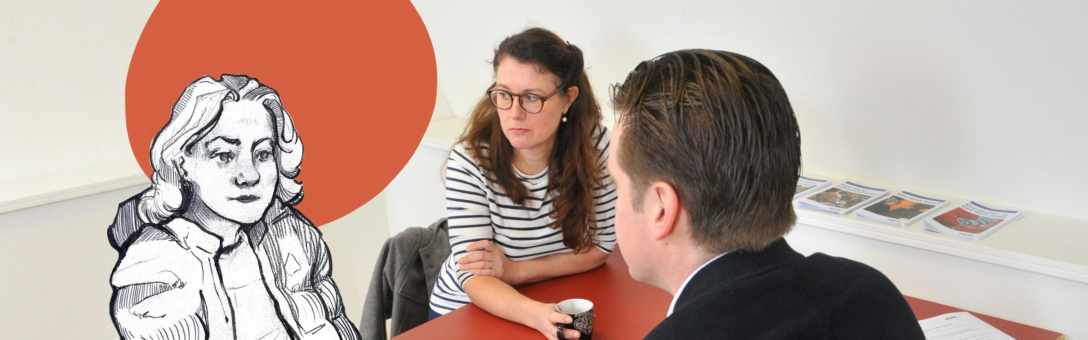 25 Meisje Aan Tafel Gesprek Vorm